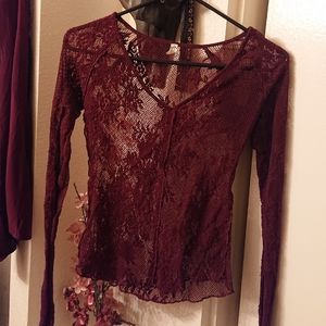 Free People Lacy Long-sleeve